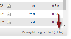 Check the number of items in your Sent folder at the bottom right.